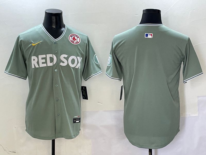Men Boston Red Sox Blank Green Joint Name Game Nike 2025 MLB Jersey style 3->boston red sox->MLB Jersey